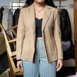 vintage tan blazer